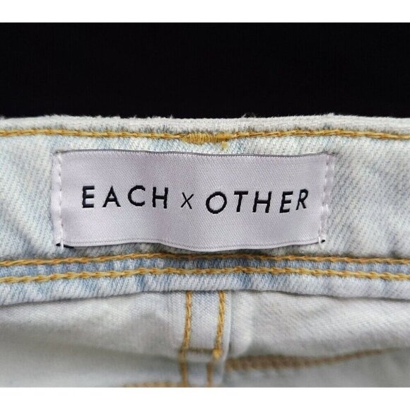 Each x Other Limited Edition Robert Montgomery Jeans 30 Scraped Slim - Picture 12 of 15